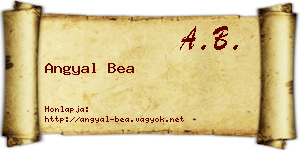 Angyal Bea névjegykártya